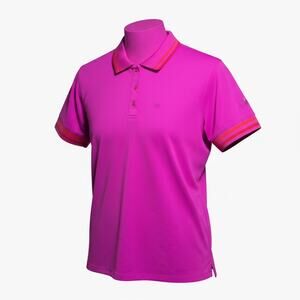 G/FORE Women’s Pink Polo Shirt L Pro Links Sports Golf Top Stretch Preppy